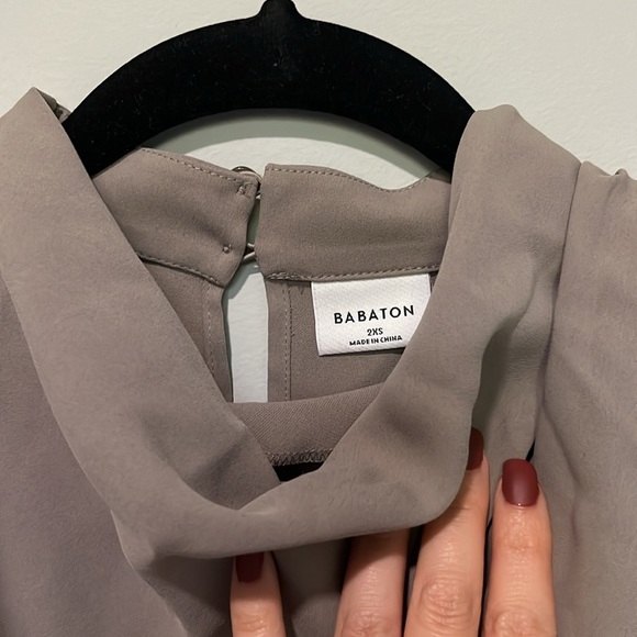 Carter sleeveless babaton dress in taupe - Picture 4 of 7